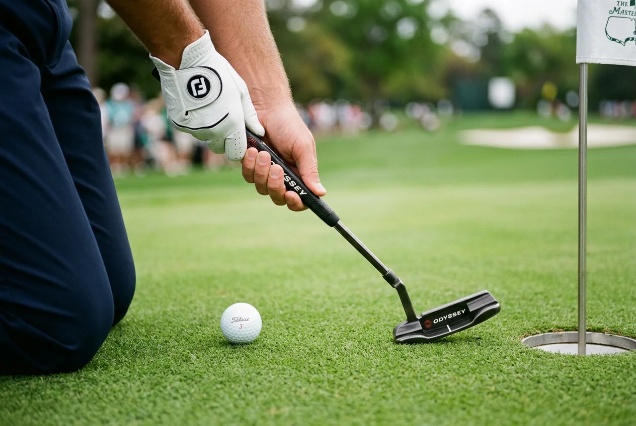 Pantalla mostrando diferentes mercados de apuestas de golf con cuotas